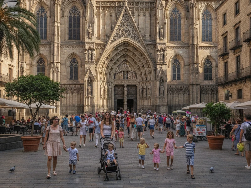Prepare-se para uma inesquecível viagem em família por Barcelona, cuidadosamente planejada para encantar todas as idades! 👨‍👩‍👧‍👦 Este roteiro de 3 dias no verão combina a riqueza cultural da cidade com atividades divertidas e seguras para crianças e opções de lazer para adultos. Exploraremos os encantos do Bairro Gótico, a genialidade de Gaudí na Sagrada Familia e no Park Güell, e as vistas panorâmicas de Montjuïc. Com um ritmo moderado e pausas estratégicas, garantimos que todos aproveitem ao máximo, sem cansaço. Desfrute de museus interativos, parques vibrantes e uma gastronomia deliciosa, tudo pensado para a segurança e acessibilidade. Prepare-se para criar memórias preciosas em uma das cidades mais fascinantes da Europa! ✨🇪🇸