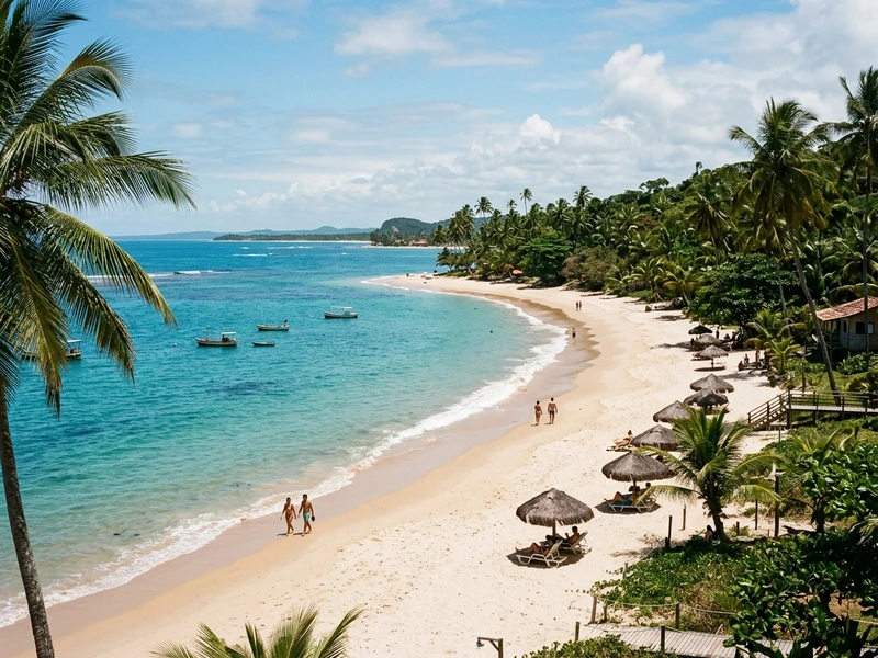 Desfrute de tres dias inteiros focados em tranquilidade absoluta, bem-estar e contato puro com a natureza preservada do litoral baiano 🌿🥥. Hospede-se nas regioes mais serenas da ilha, longe do agito e do turismo de massa, combinando tratamentos de spa refinados, caminhadas suaves na maré baixa, gastronomia mediterranea e momentos profundos de meditacao e descanso sob a brisa morna do verao 🏖️🧘.