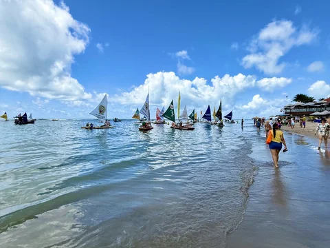 Última Caminhada na Praia de Porto de Galinhas