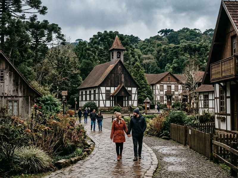 Um roteiro cuidadosamente desenhado para casais que buscam refúgio romântico e atmosfera intimista durante o inverno gaúcho. 🍷🕯️ Viva momentos mágicos com passeios de barco em lagos tranquilos, spa a dois, entardeceres com vistas panorâmicas de tirar o fôlego e jantares à luz de velas repletos de fondue e alta gastronomia. Uma experiência única de conforto, serenidade e aconchego nas montanhas. ❤️🌲