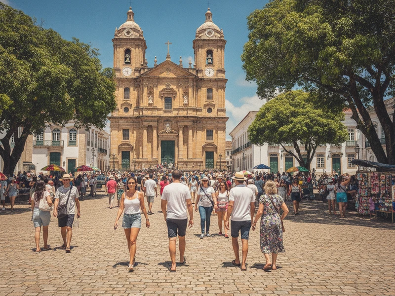 Este roteiro de 3 dias em Salvador é uma verdadeira imersão cultural, desenhado para viajantes que buscam profundidade e contexto histórico em cada experiência. Exploraremos o coração do Pelourinho, Patrimônio da Humanidade, visitando igrejas barrocas, museus que contam a história da cidade e espaços que celebram a herança africana. Degustaremos a autêntica culinária baiana em restaurantes renomados e assistiremos a espetáculos folclóricos que revelam a alma da Bahia. O roteiro inclui visitas a pontos icônicos como o Elevador Lacerda, o Mercado Modelo e a Igreja do Bonfim, sempre com foco na compreensão do sincretismo religioso e da rica tapeçaria cultural que faz de Salvador um destino único. Prepare-se para uma jornada de descobertas, sabores e muita história! 🏛️🎭🍲🎶