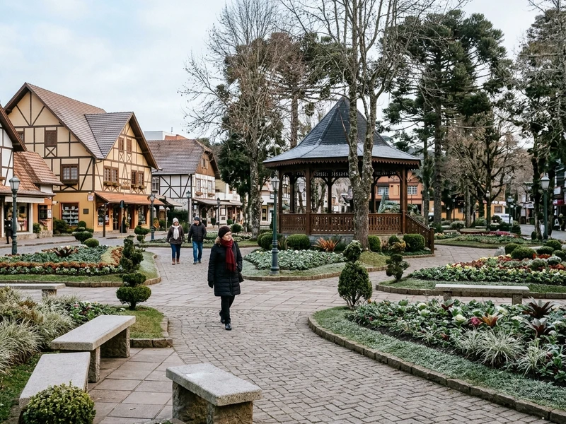 Um roteiro planejado nos mínimos detalhes para desacelerar o ritmo, fugir das multidões e revitalizar corpo e mente nas paisagens bucólicas da serra gaúcha durante o inverno. A programação combina estadias em ecoresort de alto padrão com infraestrutura completa de spa, passeios serenos em parques arborizados e silenciosos, culinária colonial de excelência e noites acolhedoras regadas a lareira e vinhos finos. Tudo em cadência lenta, sem horários apertados ou atrações ruidosas, priorizando o conforto e a paz de espírito. 🌿🛁🪵