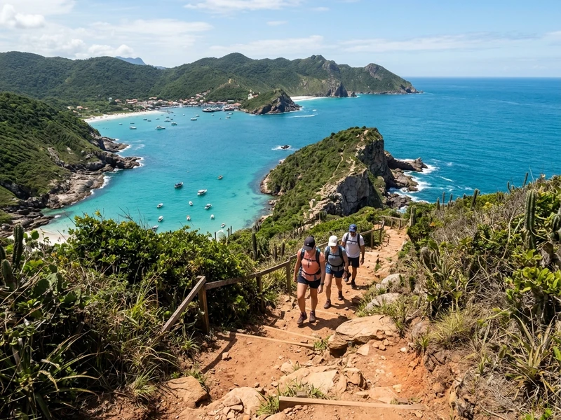 Uma expedicao de pura adrenalina e desafio fisico intenso pelo litoral fluminense! Fuja do turismo convencional e explore costoes verticais, cavernas marinhas e despenhadeiros agrestes. 🌊🧗‍♂️ O roteiro integra rapel nas pedras do Atalaia, mergulho autonomo em mar aberto e as trilhas tecnicas mais arriscadas da regiao, tudo planejado com enfase em equipamentos tecnicos certificados e seguranca de montanha. ⚡🥾