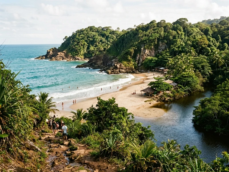 Uma jornada eletrizante de 3 dias moldada para aventureiros implacáveis! 🤙 Encare o rafting turbulento no Rio de Contas em Taboquinhas, desça em rapel molhado na Cachoeira do Noré e cruze tirolesas velozes pelas copas da Mata Atlântica. Supere trilhas rústicas e travessias de rios na Praia de Jeribucaçu, avance pelo trekking de costão das Quatro Praias e pegue ondas potentes na isolada Prainha. Equipamentos homologados, foco em segurança e ritmo acelerado garantem uma expedição inesquecível do início ao fim! 🌿⚡