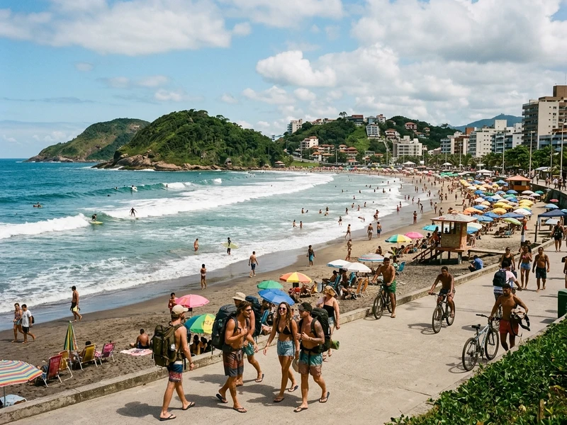 Um roteiro dinâmico e 100% autônomo criado para mochileiros que desejam vivenciar o melhor da Ilha de Santo Amaro gastando pouco. Aproveite hostels acolhedores, trilhas panorâmicas gratuitas, fortalezas históricas centenárias e transporte público acessível, mergulhando na rica cultura caiçara sem comprometer as finanças. 🏖️🎒🥥