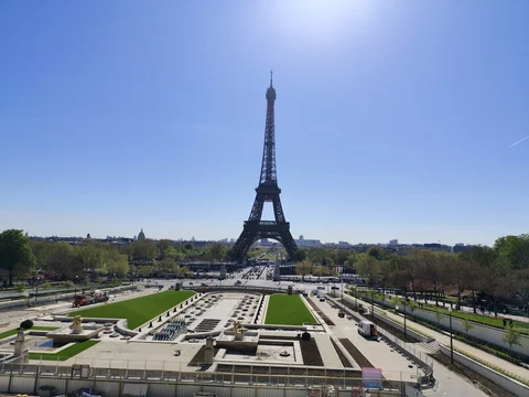 Jardins du Trocadéro e Torre Eiffel