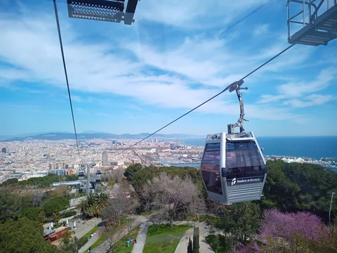 Teleférico de Montjuïc e Jardins de Montjuïc