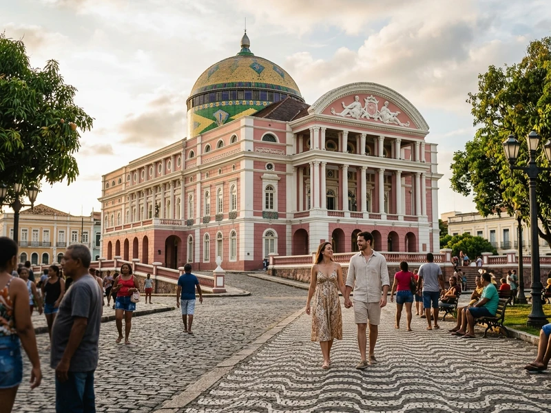 Um roteiro exclusivo de 3 dias desenhado para casais que buscam momentos intimistas e memoraveis. 🌿🛶 Descubra a imponencia do Teatro Amazonas, desfrute de massagens a dois em um spa aconchegante e navegue em lancha privativa pelas aguas espelhadas do Rio Negro. Contemple vistas panoramicas do topo do dossel florestal na torre do MUSA e viva noites inesqueciveis com jantares requintados a luz de velas, combinando o exotismo da floresta ao conforto de experiencias personalizadas. ✨🥂