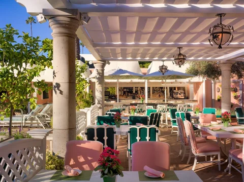 The Cabana Cafe at The Beverly Hills Hotel