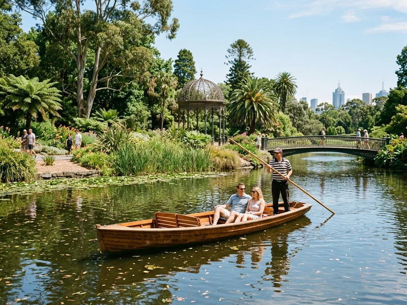 Descubra o lado mais romantico e intimista de Melbourne em um roteiro desenhado sob medida para casais. Sem correrias ou atracoes massificadas, cada experiencia valoriza o bem-estar e o romance: navegacao em barco a remos historico nos Jardins Botanicos, momentos de profunda desconexao em um spa de luxo a dois, um barco eletrico privativo ao por do sol no rio Yarra e vistas panoramicas deslumbrantes do alto do Skydeck. A gastronomia brilha em cada refeicao com jantares iluminados por velas em enderecos gastronomicos de renome internacional como Gimlet e Cecconis, complementados pelo charme de caminhar pelas galerias vitorianas e terracos sofisticados. Uma viagem memoravel que une conforto, privacidade e alta gastronomia. 🥂🌹