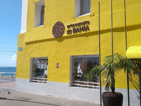 Lojas de artesanato na Barra