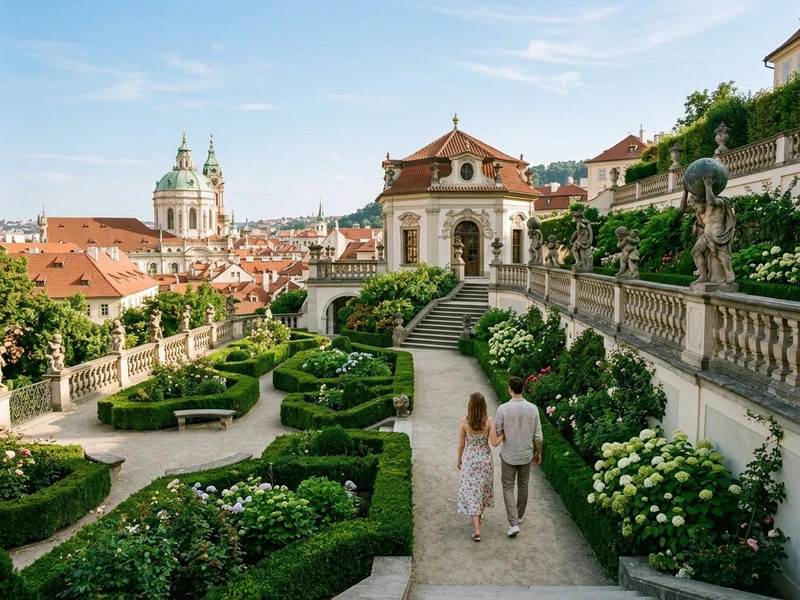 Um roteiro exclusivo de 3 dias desenhado para casais que buscam viver o romance mais autentico de Praga. Fuja do turismo massivo explorando os jardins barrocos de Vrtba, o recanto historico de Novy Svet e as muralhas poeticas de Vysehrad. Viva momentos unicos com spa privativo para dois, navegacao intimista pelos canais ao por do sol e jantares memoraveis a luz de velas em terracos panoramicos e torres medievais.