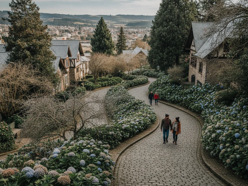 Este roteiro de 3 dias em Gramado foi cuidadosamente elaborado para casais que buscam uma experiência romântica e intimista na Serra Gaúcha. Priorizando momentos a dois, o itinerário inclui jantares à luz de velas em restaurantes charmosos, um relaxante spa para casais, um passeio de barco no pitoresco Lago Negro e a apreciação de vistas panorâmicas deslumbrantes ao entardecer. A acomodação foi escolhida para oferecer um ambiente especial e acolhedor, complementando a atmosfera de romance. Cada atividade foi pensada para criar memórias inesquecíveis, evitando atrações impessoais e mantendo o foco na conexão e no bem-estar do casal. Preparem-se para se encantar com a beleza e o charme de Gramado, desfrutando de cada detalhe desta viagem feita para celebrar o amor. 🥂❤️