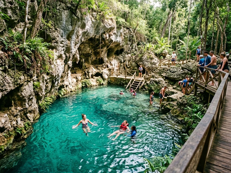Prepare-se para viver uma jornada eletrizante e cheia de adrenalina pelo litoral e montanhas da Republica Dominicana! 🌴🔥 Longe das espreguicadeiras dos resorts passivos, este roteiro de 3 dias desafia aventureiros com espeleologia em cavernas profundas, tirolesas sobre desfiladeiros colossais em Farallon e Anamuya, surf desafiador em mar aberto na selvagem Playa Macao e pilotagem tecnica em terrenos lamacentos com veiculos 4x4. As alturas da Montana Redonda proporcionam vistas de tirar o folego enquanto os mergulhos em naufragios subaquaticos testam sua resistencia fisica e foco. Equipamentos certificados e instrucoes de seguranca garantem maxima emocao com responsabilidade em cada trilha e vertigem caribenha! 🌊🧭