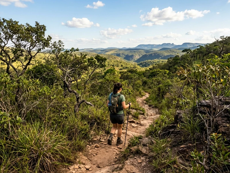 Roteiro dinâmico e sem pausas passivas feito sob medida para aventureiros de alto rendimento físico. 🧗‍♂️ A expedição corta os melhores cenários de ação no cerrado goiano, unindo o salto duplo de paraquedismo em queda livre a 10.000 pés, escalada técnica esportiva em vias de alto grau de dificuldade, trilhas desafiadoras de mountain bike e trekking íngreme no Parque Altamiro de Moura Pacheco e no Morro do Mendanha. O roteiro se completa com descida de rapel nos paredões rochosos da Serra das Areias e a velocidade das manobras de wakeboard em lago aberto. ⚡ Todas as atividades exigem equipamentos certificados de retenção, capacetes, supervisão de instrutores credenciados e preparo vigoroso para viver dias inesquecíveis de aventura intensa. 🌿