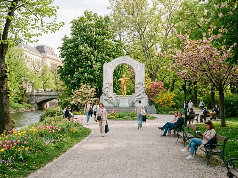 Uma experiencia concebida sob medida para restaurar corpo e mente, priorizando o ritmo calmo e a atmosfera aristocratica 🌸. O itinerario evita multidoes e foca em passeios lentos por jardins historicos repletos de flores, estufas imperiais e parques tranquilos. As tardes sao enriquecidas com sessoes de spa de classe mundial, piscinas aquecidas e navegacao serena de barco eletrico pelas aguas calmas do Alte Donau ⛵. A gastronomia privilegia ingredientes frescos e saudaveis em saloes silenciosos, acompanhada do conforto supremo de uma hospedagem cinco estrelas focada em revitalizacao profunda ✨.