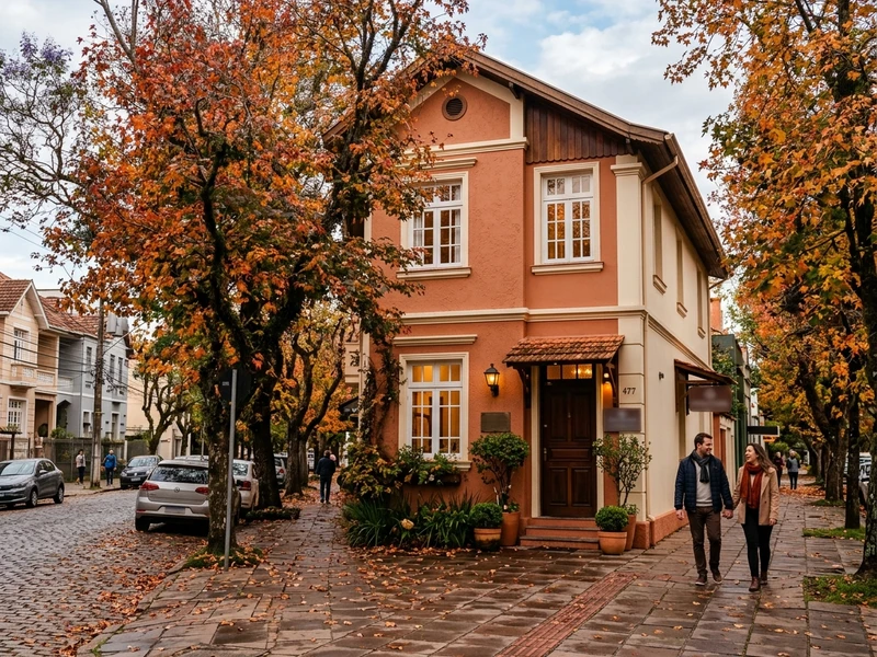 Roteiro intimista de 3 dias desenhado para casais que buscam momentos inesqueciveis e conexao profunda. A programacao prioriza exclusividade, relaxamento e paisagens de tirar o folego. Com o clima ameno e acolhedor do outono gaucho, voces irao desfrutar de sessao de spa relaxante a dois, passeios nauticos privativos e contemplacao das cores douradas no Lago Guaiba ao entardecer. A jornada e enriquecida por jantares a luz de velas em bistrots charmosos com premiada alta gastronomia e acomodacao acolhedora e cheia de historia no nobre bairro Moinhos de Vento.