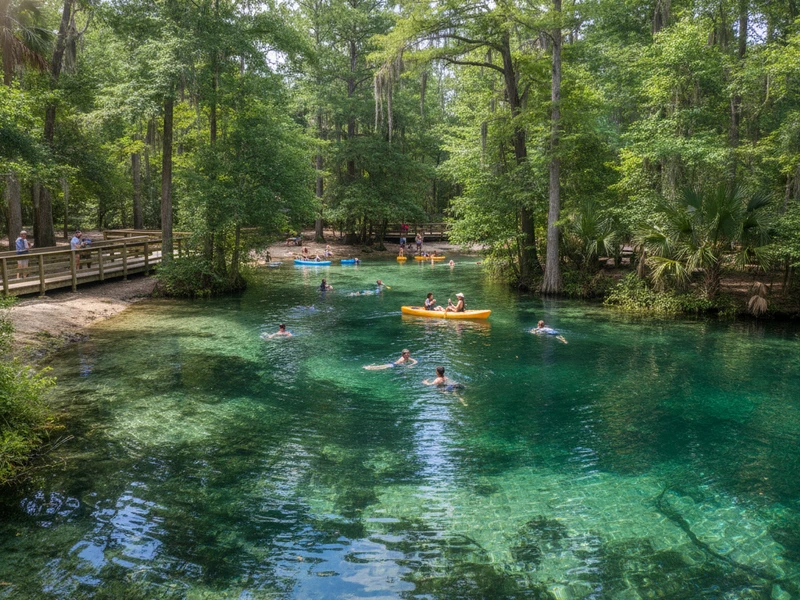 Este roteiro de 3 dias em Orlando é cuidadosamente planejado para amantes da natureza, focando em experiências de baixo impacto ambiental e na exploração de parques naturais e reservas ecológicas. Começamos com caiaque e trilhas no Wekiwa Springs State Park, um oásis de águas cristalinas, seguido por um almoço em um local com foco em sustentabilidade. O segundo dia nos leva ao Shingle Creek Regional Park para paddleboard e um tour de airboat educativo no Wild Florida, com guias especializados em natureza, garantindo uma observação respeitosa da vida selvagem. O último dia oferece a tranquilidade do Lake Eola Park e a beleza exuberante dos Harry P. Leu Gardens. As acomodações são selecionadas por suas iniciativas eco-friendly, e as opções gastronômicas priorizam ingredientes frescos e locais. Este roteiro evita atividades de turismo de massa e zoológicos questionáveis, garantindo uma conexão autêntica e responsável com o meio ambiente de Orlando. 🌿🛶🌸