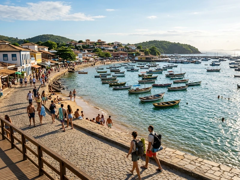 Um roteiro mochileiro perfeito de 3 dias para explorar enseadas deslumbrantes economizando ao maximo. 🏖️ Hospede-se em um hostel estrategico e bem avaliado no centro, use as vans coletivas municipais e faca caminhadas costeiras panoramicas. Aproveite as praias mais incriveis como Azeda, Geriba, Ferradurinha e Tartaruga sem gastar com ingressos caros, desfrutando de pratos feitos saborosos e refeicoes praticas de supermercado. Liberdade, sol e conexoes autenticas esperam por voce! 🎒☀️
