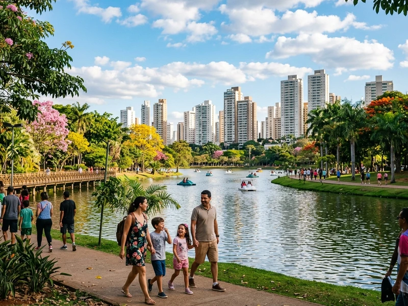 Um roteiro cuidadosamente desenhado para famílias que viajam com crianças e pessoas idosas, combinando o frescor dos principais parques urbanos de Goiânia com experiências culturais ricas e acessíveis. O ritmo é moderado e balanceado, prevendo intervalos de descanso diários no hotel para fugir dos horários de pico de calor da primavera. A gastronomia celebra a riqueza dos sabores goianos em estabelecimentos estruturados, com pratos infantis e espaço família, garantindo segurança e memórias inesquecíveis para todas as idades.