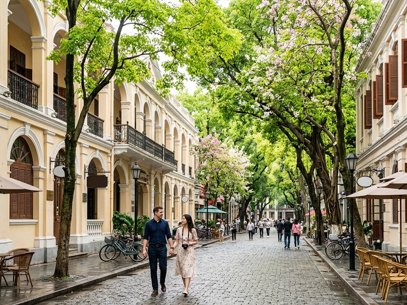 Um roteiro cuidadosamente desenhado para casais que buscam momentos intimistas e memoráveis. A viagem combina passeios serenos pela histórica Shamian Island e pelos floridos jardins de Lingnan com o luxo de um spa a dois, acomodação charmosa com vista para as águas, cruzeiro privativo e jantares à luz de velas nas alturas. Uma experiência autêntica, sensorial e profundamente romântica na metrópole cantonesa. 🌸🥂✨