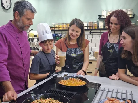 Almoço Pós-Aula de Culinária