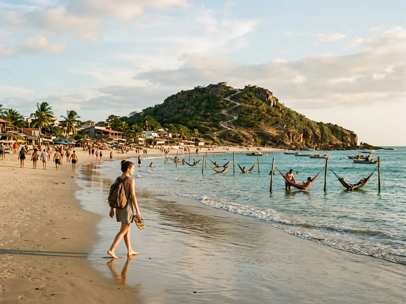 Este roteiro de 3 dias em Jericoacoara foi desenhado sob medida para viajantes solos que buscam harmonia entre autoconhecimento, seguranca e socializacao descontraida. 🌅 Hospedando-se em um hostel estrategico, voce fara passeios em veiculos 4x4 compartilhados para os lados leste e oeste do parque, conhecendo lagoas paradisiacas e dunas sem custos excessivos ou sensacao de isolamento. Os finais de tarde proporcionam integracao natural com pessoas do mundo todo no rooftop e na Duna do Por do Sol, combinando jantares de gastronomia regional deliciosa e noites bem descansadas. 🌴☀️