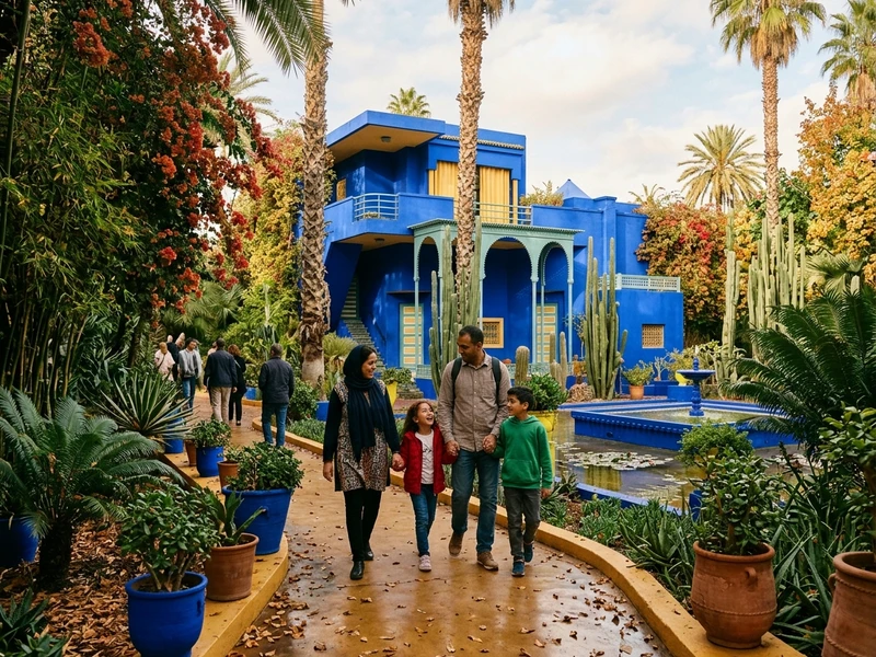 Um roteiro cuidadosamente planejado para atender crianças, adultos e idosos com máximo conforto e segurança. 🇲🇦 Durante o outono, o clima ameno convida a passeios sem pressa por exuberantes jardins botânicos, palácios sem barreiras arquitetônicas e museus com exibições interativas. 🌿 Os momentos de pausa pós-almoço no resort asseguram o ritmo ideal de repouso, enquanto a gastronomia local é apreciada em estabelecimentos espaçosos e acessíveis. ✨ Uma vivência rica e memorável para todas as gerações.