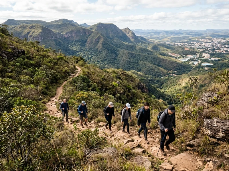 Descubra uma faceta selvagem e desafiadora longe das rotas turisticas convencionais e piscinas termais. Este roteiro de 3 dias no inverno goiano foi projetado sob medida para quem busca esforco fisico real e adrenalina pura. Voce desbravara trilhas acidentadas no Parque Estadual da Serra de Caldas Novas, vencera descidas tecnicas de mountain bike, enfrentara corredeiras impetuosas no rafting e desafiara o abismo em um rapel negativo de alta precisao tecnica, alem de cruzar o ceu em voo motorizado. Acompanhado por protocolos estritos de seguranca e operacoes com guias certificados, cada minuto e uma conquista pessoal em meio a paisagens cinematograficas. ⚡🏔️🌊
