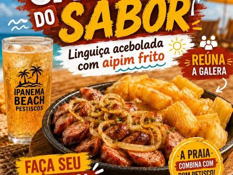 Praia de Ipanema e Degustação de Petiscos de Praia
