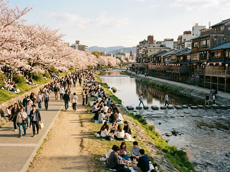 Roteiro dinâmico e eletrizante desenhado sob medida para quem busca curtir a primavera sem abrir mão de noites intensas e manhãs tranquilas 🌸. Concentrado nos bairros mais vivos da vida noturna como Kiyamachi, Pontocho e Kawaramachi, a programação combina festivais de cerejeira com cerveja e comida de rua, tardes relaxantes na beira do rio Kamo e as melhores pistas de dança do Japão como WORLD, Club METRO e Kitsune 🪩🎶. Equilíbrio perfeito entre celebração cultural e baladas inesquecíveis!