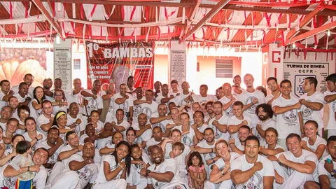 Aula de Capoeira na Escola de Capoeira Mestre Bimba
