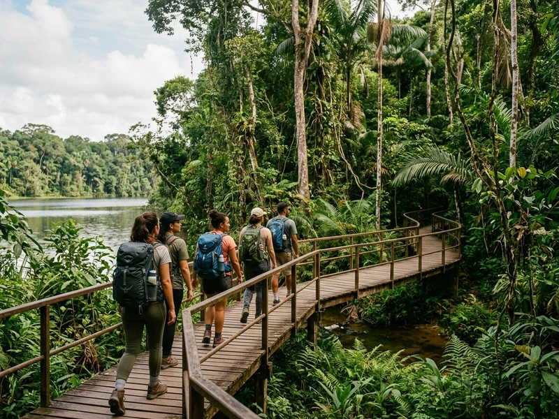 Uma expedicao eletrizante moldada para verdadeiros amantes de esportes radicais e exploracao bruta. Durante tres dias intensos, o roteiro foge de passeios passivos e desafia o viajante com trekking tecnico na selva densa do Parque Estadual do Utinga, rapel e tirolesa sobre lagoas equatoriais, expedicao de remada em caiaque oceanico pelos furos selvagens do Rio Guama e travessia vigorosa nas aguas agitadas da Baia de Marajo em Cotijuba. Uma vivencia amazonica autentica, que exige preparo fisico, equipamentos homologados de seguranca e disposicao para encarar lama, calor e aguas correntes. 🌲🛶🧗