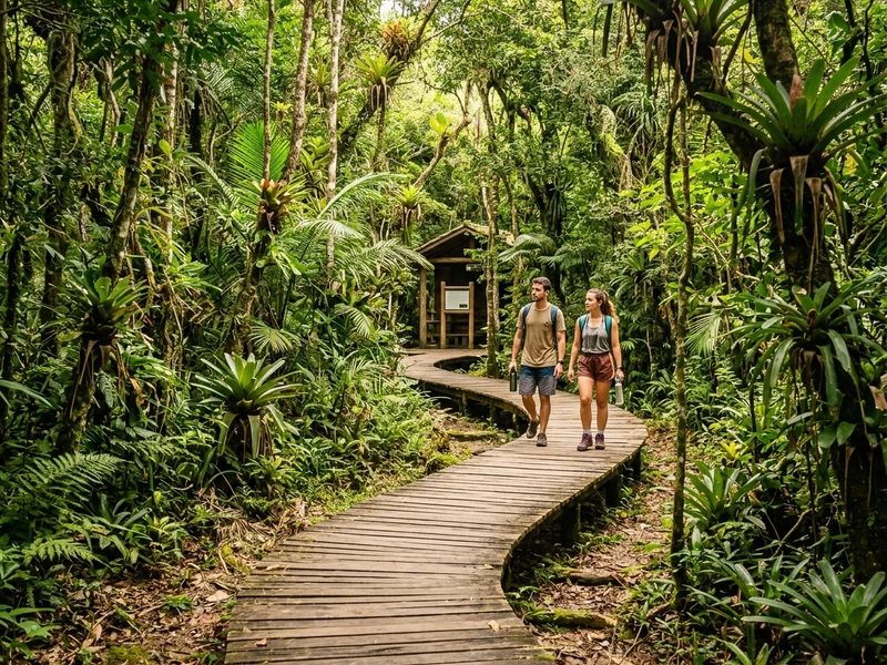 Um roteiro exclusivo de 3 dias no verão desenhado para viajantes conscientes que buscam conexão genuína com a natureza 🌿. O trajeto prioriza trilhas certificadas na Mata Atlântica e costões rochosos da APA Costa Brava, visitas guiadas a reservas ecológicas municipais e observação de fauna nativa com especialistas 🦜. Hospedagem eco-friendly acolhedora e restaurantes que valorizam ingredientes orgânicos locais completam uma experiência de baixo impacto ambiental e máxima reconexão sustentável 🌊.