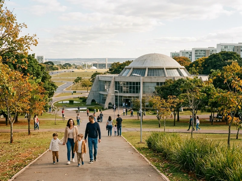 Um roteiro sob medida de tres dias pensado com carinho para reunir todas as geracoes. O planejamento valoriza trajetos curtos, seguranca exemplar, excelente infraestrutura com rampas e elevadores, e pausas restauradoras. A programacao une parques amplos como o Parque da Cidade e o Jardim Botanico a monumentos marcantes como a Catedral Metropolitana e o CCBB, finalizando com o visual encantador do Pontao do Lago Sul. 🌟👨‍👩‍👧‍👦🍃