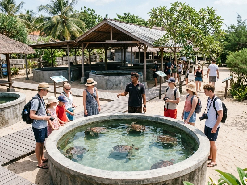 Uma imersao sustentavel pensada para amantes da natureza e conservacao ambiental 🌿. O roteiro valoriza reservas ecologicas, protecao ativa de tartarugas marinhas e a exuberancia dos manguezais de Denpasar, complementados por trilhas comunitarias em arrozais organicos protegidos. Cada refeicao privilegia o conceito farm-to-table com ingredientes locais de pequenos produtores 🥥, e a hospedagem foi selecionada por suas praticas de preservacao e gestao consciente de residuos 🌸.