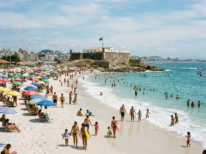 Um roteiro cuidadosamente elaborado para familias com criancas e idosos aproveitarem o melhor do verao. O planejamento prioriza acessibilidade, seguranca, trajetos curtos e pausas confortaveis durante o pico de calor. Inclui as calmas aguas da Praia do Forte e do Pero, o encanto colonial do Bairro da Passagem, a historia militar do Forte de Sao Mateus e opcoes climatizadas no Shopping Park Lagos, combinando gastronomia acolhedora e hospedagem estrategica frente ao mar. 🌊✨