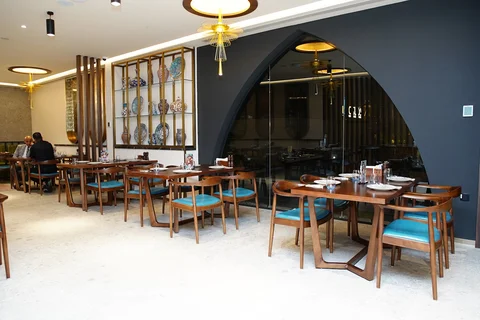 Restaurante local perto do hostel