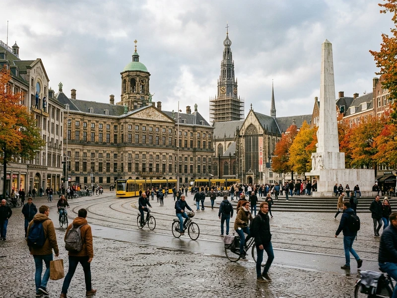 Roteiro economico pensado sob medida para mochileiros explorarem a capital holandesa durante o outono com total liberdade 🍂. Descubra os canais historicos do Jordaan, recantos gratuitos como o Begijnhof e os gramados dourados do Museumplein e Vondelpark 🍁. O plano combina comida de rua deliciosa como batatas crocantes e stroopwafels quentinhos no Albert Cuyp Markt com travessias de balsa totalmente gratuitas pelo rio IJ para conferir a arte de rua vibrante do NDSM Werf 🎨. Para fechar o dia, troque vivencias em um hostel premiado e brinde em uma cervejaria autoral sob um moinho historico 🍻.