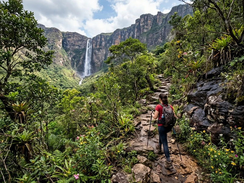 Uma imersão brutal de adrenalina pura e trekking de alta intensidade pelas fendas mais profundas da Chapada Diamantina. 🏞️ Este roteiro desafia seus limites físicos com a temida subida da Serra do Macaco até a Cachoeira da Fumaça, longas caminhadas de navegação pelo Poço do Gavião e travessias aquáticas técnicas na Cachoeira da Purificação. 🧗 Com suporte de condutores especializados, uso de equipamentos de escalada e rapel, você desbrava terrenos acidentados longe do turismo convencional, testando sua resistência ao máximo enquanto mergulha na energia primitiva das montanhas baianas. ⚡ Uma jornada inesquecível para verdadeiros exploradores da natureza selvagem!
