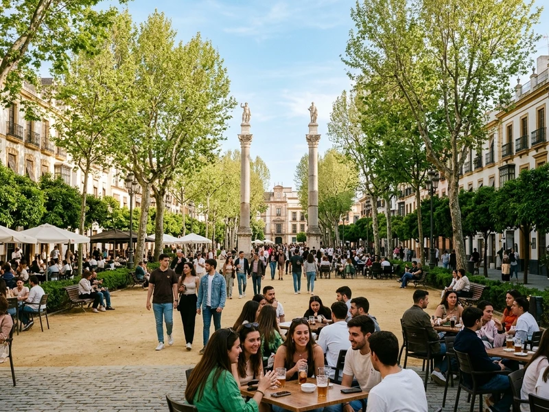 Um roteiro dinâmico e desenhado especialmente para quem ama festas e grandes eventos musicais! Aproveite a energia contagiante da primavera andaluza com manhãs livres para descanso, tardes de sol à beira do rio Guadalquivir e noites eletrizantes que misturam flamenco tradicional, rooftops panorâmicos e os maiores clubes noturnos da Espanha, tudo com deslocamentos ágeis e máxima segurança. 🕺✨🎶