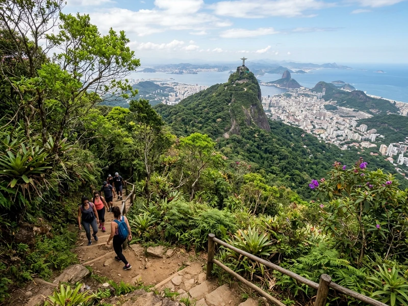 Roteiro de 3 dias dedicado a entusiastas da natureza e turismo sustentavel. Uma viagem que prioriza parques nacionais, reservas municipais e unidades de conservacao costeiras, aliada a gastronomia organica de baixo impacto e hospedagem engajada na reducao de residuos. Uma experiencia transformadora para vivenciar a maior floresta urbana do planeta em perfeita harmonia ambiental. 🍃⛰️🌊