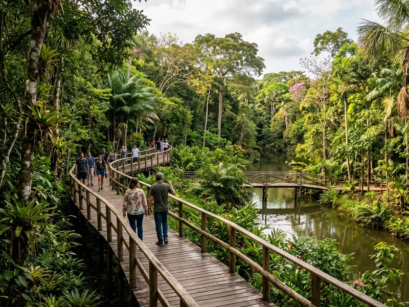 Descubra uma faceta exuberante e sustentavel na capital maranhense! 🌳 Este roteiro de 3 dias foi desenhado com paixao para amantes da natureza que buscam turismo consciente e baixo impacto. Voce ira percorrer trilhas certificadas no Parque Botanico Vale e no Parque Estadual do Bacanga, vivenciar a agroecologia comunitaria na APA do Maracana e caminhar pelas passarelas suspensas do Itapiraco. Para completar, desfrute da brisa marinha no Espigao Costeiro, acomode-se em pousadas eco-friendly e saboreie o melhor da gastronomia regional e organica. 🌿🦜🌊