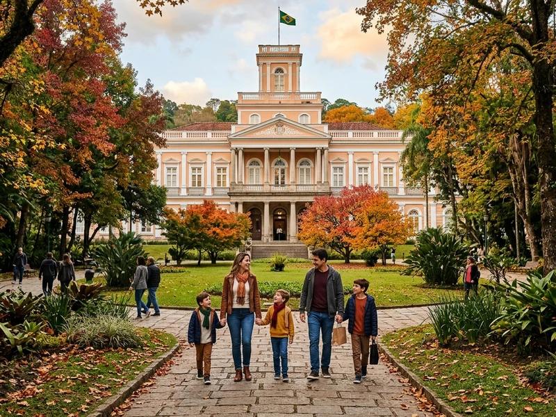 Este roteiro de 3 dias em Petrópolis foi planejado com carinho para famílias que viajam com diferentes gerações, garantindo segurança, acessibilidade e entretenimento de qualidade para crianças, adultos e idosos. 👑 O percurso prioriza atrações planas e adaptadas, como o Museu Imperial, o Museu de Cera e a grandiosidade do Palácio Quitandinha, além de passeios ao ar livre no Parque Cremerie. 🍂 As pausas vespertinas no hotel asseguram um ritmo calmo e sem cansaço excessivo, enquanto os restaurantes selecionados oferecem o melhor da gastronomia serrana com estrutura acolhedora para todos. ☕