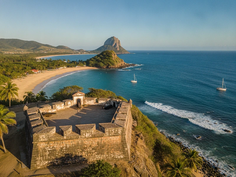 Este roteiro de 3 dias em Fernando de Noronha é cuidadosamente planejado para viajantes que buscam uma profunda imersão cultural e histórica, fugindo dos roteiros superficiais. Exploraremos a Vila dos Remédios, com suas construções coloniais como o Forte de Nossa Senhora dos Remédios, a Igreja de Nossa Senhora dos Remédios e o Palácio de São Miguel, desvendando o contexto histórico de cada local. A jornada inclui visitas ao Projeto Tamar e ao Museu do Tubarão, destacando a cultura de conservação e a relação intrínseca dos ilhéus com o oceano. A gastronomia típica e o artesanato local serão pontos altos, proporcionando uma experiência autêntica e enriquecedora. Cada atividade foi pensada para oferecer profundidade, garantindo que você leve consigo não apenas fotos, mas um verdadeiro entendimento da alma de Noronha. Prepare-se para uma viagem que conecta história, natureza e a vibrante cultura local. 🇧🇷✨