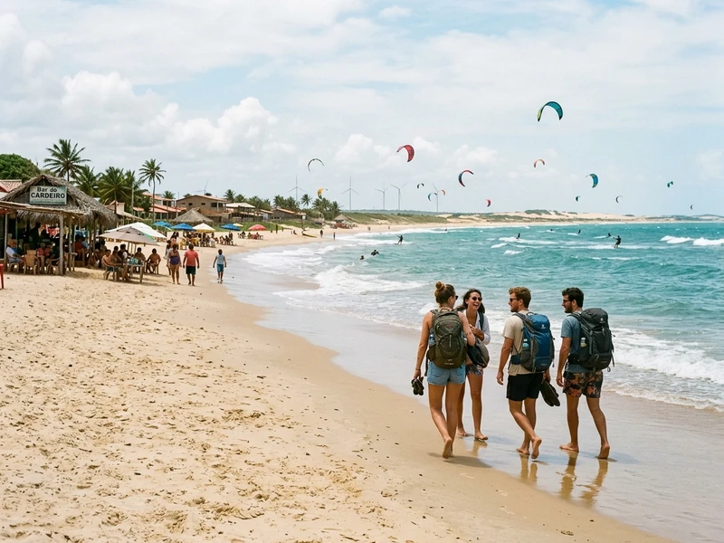 Um roteiro econômico sob medida para mochileiros independentes explorarem o litoral potiguar com liberdade e autenticidade. 🌴 Acomodação em hostel comunitário, deslocamentos ativos a pé e de bicicleta pelas ruas de areia e refeições fartas em lanchonetes e quiosques populares mantêm o orçamento enxuto sem abrir mão das melhores atrações. 🚲 Os destaques incluem o banho nas piscinas do Cardeiro, o clima vibrante da Praia da Xêpa, a observação de kitesurfe em Santo Cristo e o pôr do sol memorável nas dunas de Tourinhos. 🌅