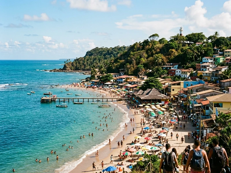 Viva uma experiência mochileira completa e econômica em Morro de São Paulo! 🎒🌴 Este itinerário foi pensado para viajantes independentes aproveitarem o melhor da ilha com baixo custo, utilizando trilhas a pé e transporte náutico comunitário. Descubra as piscinas naturais cristalinas da Quarta Praia, o famoso banho de argila na Gamboa e mirantes gratuitos espetaculares no Farol e na Fortaleza de Tapirandu. Hospede-se em hostel bem avaliado para conhecer viajantes de todo o mundo, saboreie a deliciosa gastronomia baiana em restaurantes populares e desfrute de dias inesquecíveis à beira-mar com total liberdade! 🌊✨