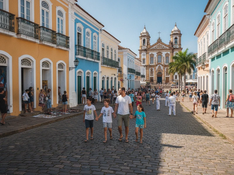 Este roteiro de 3 dias em Salvador foi cuidadosamente planejado para famílias que buscam uma experiência rica em cultura, lazer e segurança, com um ritmo moderado e pausas estratégicas. Começamos explorando o vibrante Pelourinho, com suas ruas históricas e o interativo Museu do Carnaval, garantindo atividades para todas as faixas etárias. O segundo dia nos leva ao icônico Farol da Barra e suas praias de águas calmas, perfeitas para crianças e idosos, com um almoço com vista para o mar. O último dia oferece a oportunidade de compras no tradicional Mercado Modelo e um relaxante passeio de pedalinho no Dique do Tororó, um parque seguro e divertido. Priorizamos a acessibilidade, a segurança e a diversão para todos, com opções gastronômicas autênticas e deslocamentos confortáveis. Prepare-se para criar memórias inesquecíveis em família na capital baiana! 👨‍👩‍👧‍👦☀️