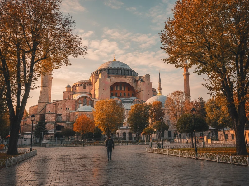 Prepare-se para uma imersão cultural inesquecível em Istambul, perfeita para o viajante solo que busca aventura e autodescoberta! 🇹🇷 Este roteiro de 3 dias no outono equilibra a exploração independente dos tesouros históricos com oportunidades de socialização em ambientes acolhedores. Você mergulhará na grandiosidade da Hagia Sophia e da Mesquita Azul, se perderá nos aromas e cores do Grand Bazaar e do Spice Bazaar, e navegará pelas águas místicas do Bósforo. A hospedagem em um hostel bem localizado em Beyoğlu oferece um ponto de encontro para outros viajantes, enquanto cafés charmosos e tours em grupo proporcionam momentos de conexão. Descubra a vibrante vida noturna de Karaköy e as vistas panorâmicas da Torre Galata, sempre com a liberdade de seguir seu próprio ritmo. Esteja pronto para uma jornada que nutre a alma e expande horizontes, com segurança e conforto em mente. 🚶‍♀️✨