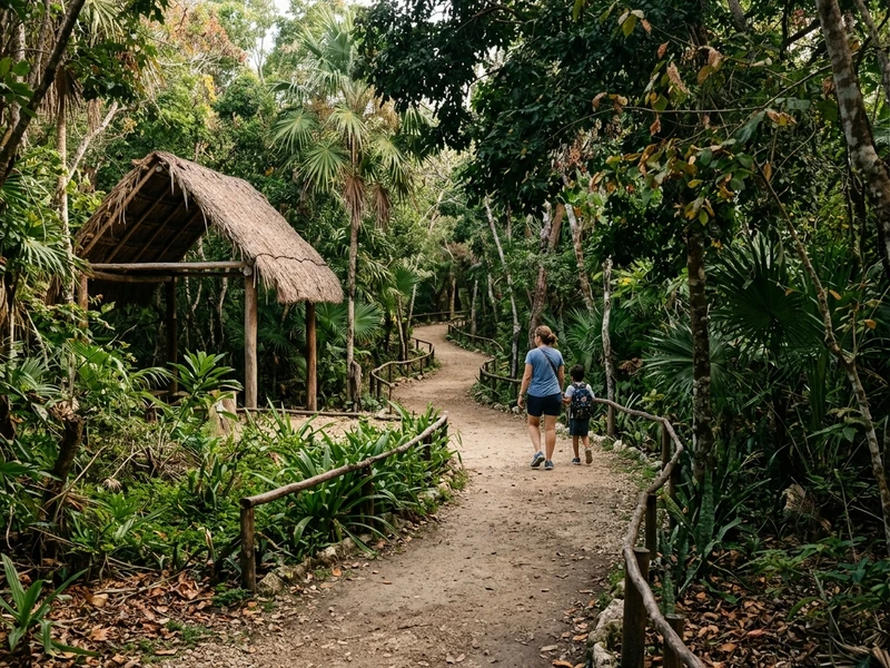 Um roteiro consciente de 3 dias dedicado a viajantes apaixonados pela vida selvagem e conservação ambiental no outono caribenho. Fuja do turismo massificado e descubra os verdadeiros tesouros ecológicos do Caribe Mexicano: trilhas em reservas nativas, expedição de caiaque pelos mangues vitais da Laguna Nichupté, flutuação responsável no recife protegido de Puerto Morelos e a contemplação do santuário de aves em Isla Contoy. Toda a experiência é guiada por biólogos e especialistas, acompanhada de refeições orgânicas e hospedagem em hotel com certificação eco-friendly.